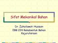 Sifat Mekanikal Bahan