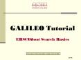 GALILEO Tutorial