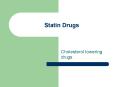 Statin Drugs