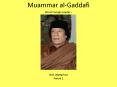 Muammar alGaddafi
