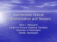 Submersible Optical Instrumentation and Sensors