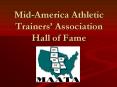 MidAmerica Athletic Trainers Association Hall of Fame