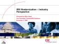 IRS Modernization Industry Perspective