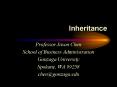 Inheritance