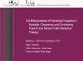 The Effectiveness of Parenting Programs in Australia: Comparing and Contrasting Triple P and ParentC
