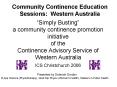 Simply Busting a community continence promotion initiative of the Continence Advisory Service of Wes