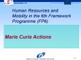 6th Framework Programme