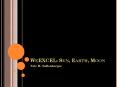 WeEXCEL: Sun, Earth, Moon