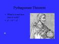 Pythagorean Theorem