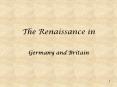 The Renaissance in