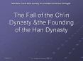 The Fall of the Chin Dynasty