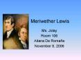 Meriwether Lewis
