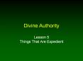 Divine Authority