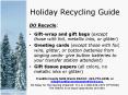 Holiday Recycling Guide