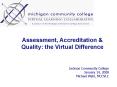Assessment, Accreditation