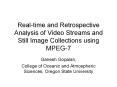 Real-time and Retrospective Analysis of Video Streams and Still Image Collections using MPEG-7