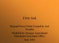 First Aid