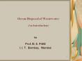 Ocean Disposal of Wastewater An Introduction