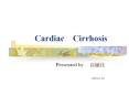 Cardiac  Cirrhosis