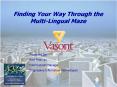 Finding Your Way Through the MultiLingual Maze