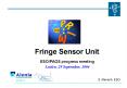 Fringe Sensor Unit