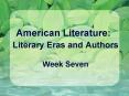 American Literature: