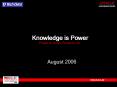 Knowledge is Power Power to Grow' Priced to Go'