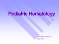 Pediatric Hematology