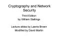 Cryptography and Network Security