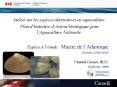 Atelier sur les espces alternatives en aquaculture Plan dInitiative dAction Stratgique pour lAquacul