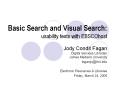 Basic Search and Visual Search: usability tests with EBSCOhost