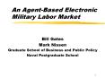 An AgentBased Electronic Military Labor Market