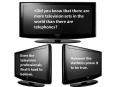 Did you know that there are more television sets in the world than there are telephones