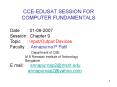 CCEEDUSAT SESSION FOR COMPUTER FUNDAMENTALS
