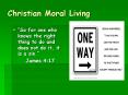 Christian Moral Living