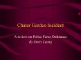 Chater Garden Incident