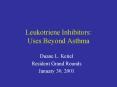 Leukotriene Inhibitors: Uses Beyond Asthma