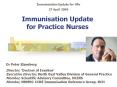 Immunisation Update for Practice Nurses