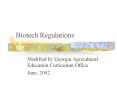Biotech Regulations