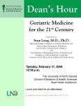 Geriatric Medicine for the 21st Century