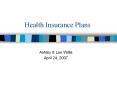 Health Insurance Plans