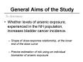 General Aims of the Study