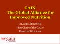 GAIN The Global Alliance for Improved Nutrition