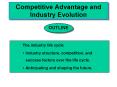Competitive Advantage and Industry Evolution