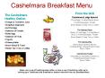 Cashelmara Breakfast Menu