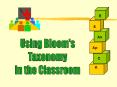 Using Bloom's