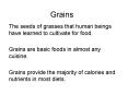 Grains