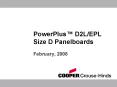 PowerPlus D2LEPL Size D Panelboards