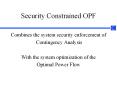 Security Constrained OPF