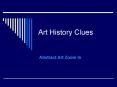 Art History Clues